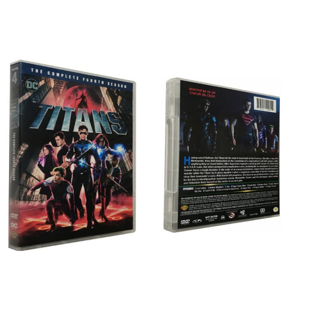 NEW Titans Season 4 DVD (3 discs DVD set) New and sealed Region 1